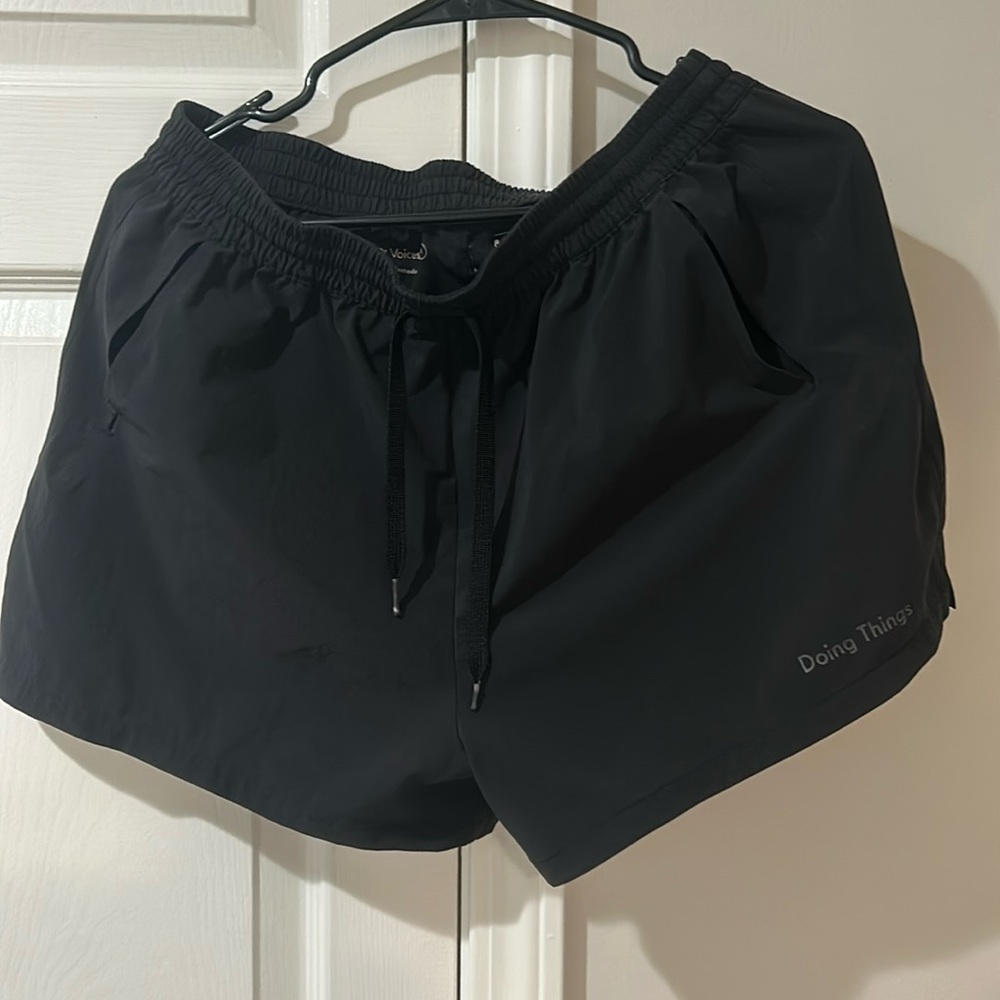 Outdoor Voices Black Athletic Shorts